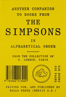 Olivier Lebrun: Another Companion to Books from The Simpsons